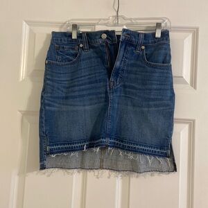 Mini skirt/ Blue Denim Skirt, waist 26